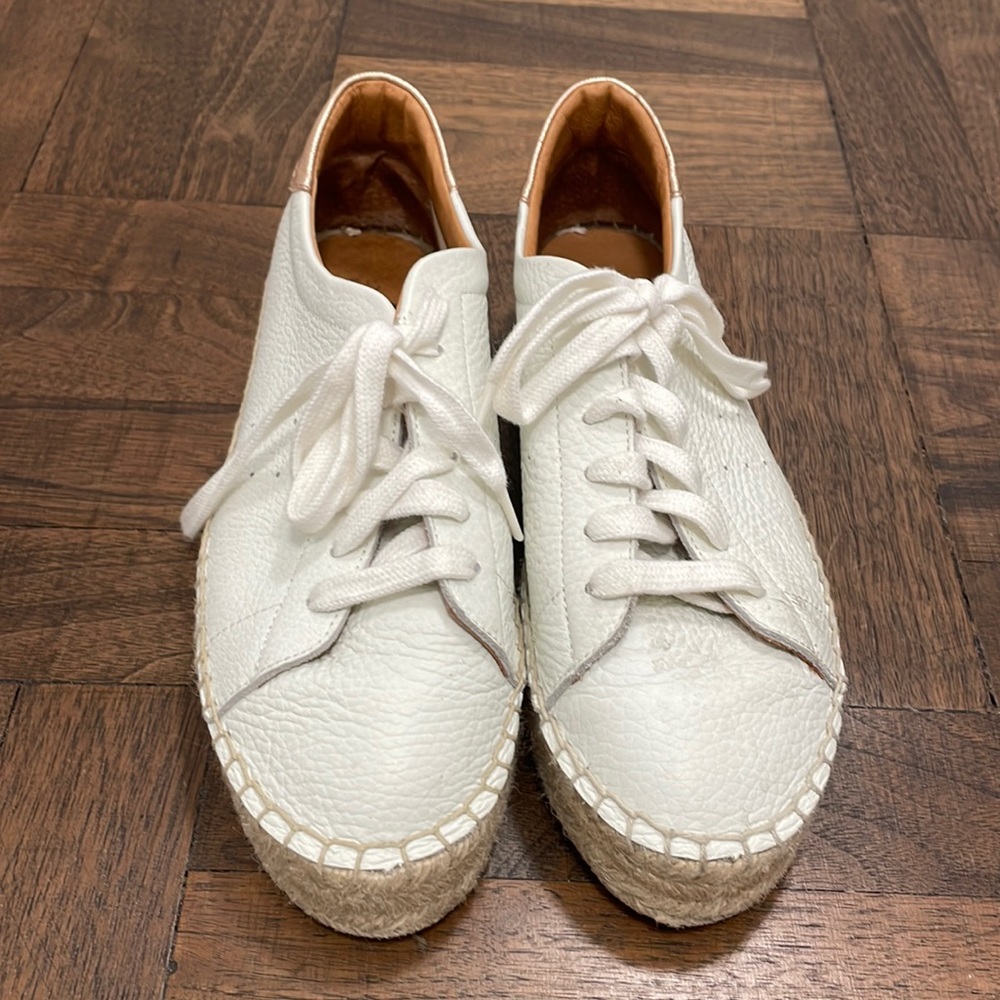 Dalson Leather Platform Espadrille Sneakers